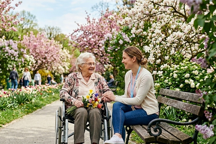 Frühlingserwachen und Fürsorge